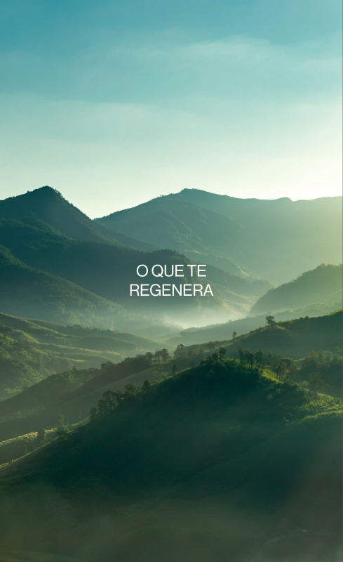 Paisagem natural ao amanhecer